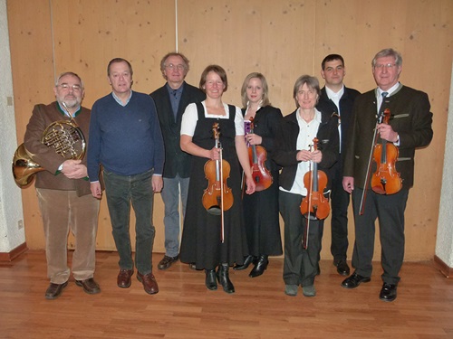 Die Mitglieder des Ausschusses der Sparte Orchester des Musikvereins Oberammergau